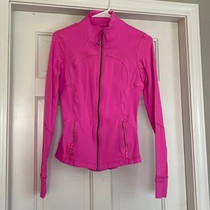 Lululemon Define Zipup Pink